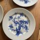 Lot de huit assiettes en porcelaine allemande années 50