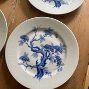 Set of eight German porcelain plates from the 1950s