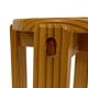 Mid century pinewood stool, 1960s minimalistic design
