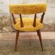 Mustard moumoute armchair