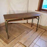 Table desk double school desk 1960