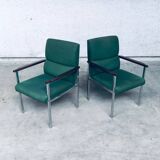 Set of Mid-Century Modern Office Armchairs from Brune, Germany, 1960s