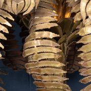 20thC FRENCH PALM TREE FLOOR LAMP, CHRISTIAN TECHOUEYRES FOR MAISON JANSEN