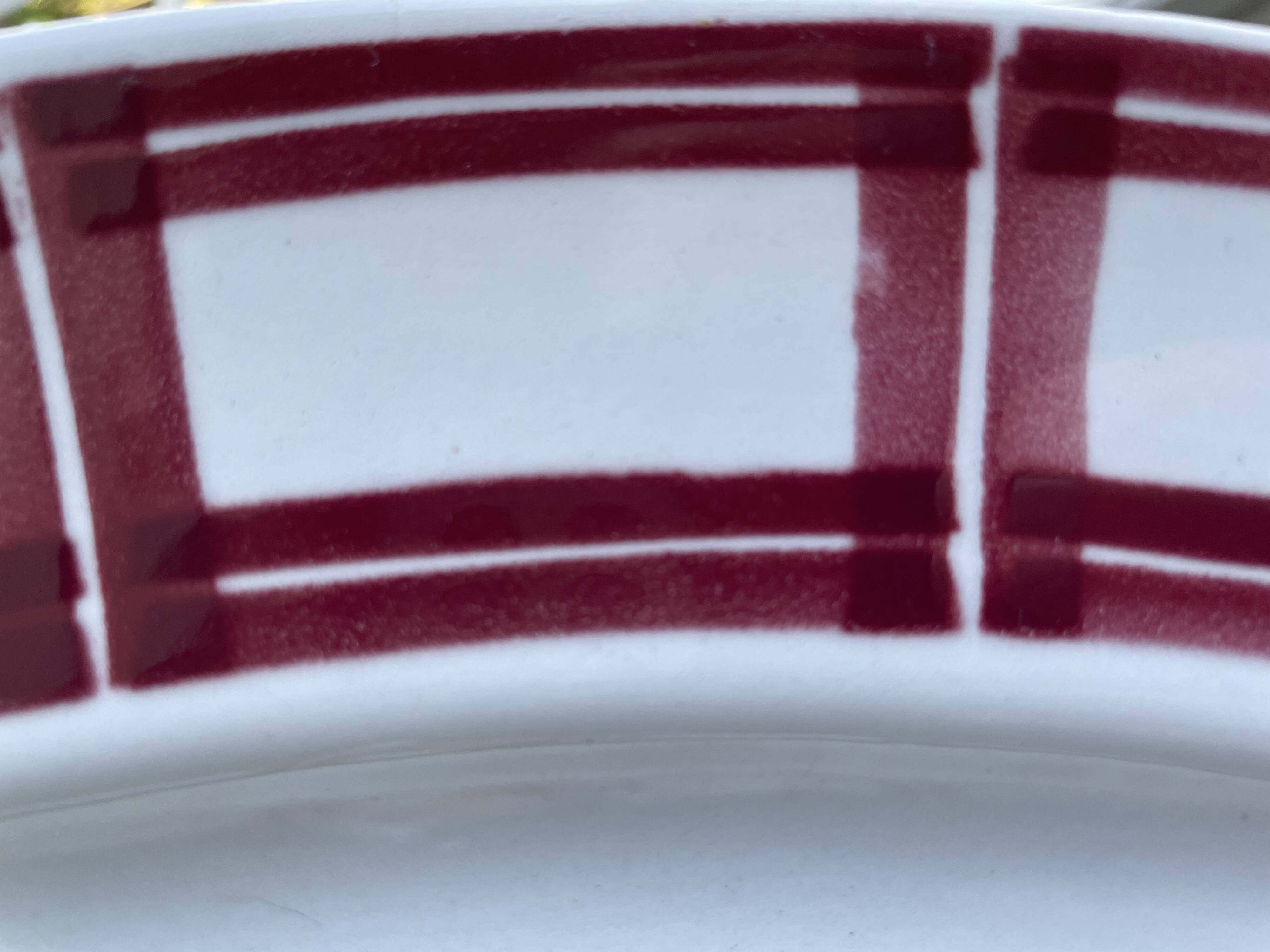 Badonviller ironstone oval dish