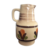 Cruche vintage en céramique émaillée estampillé West Germany
