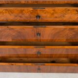 Biedermeier Walnut Chest of Drawers, Germany, 19th Century