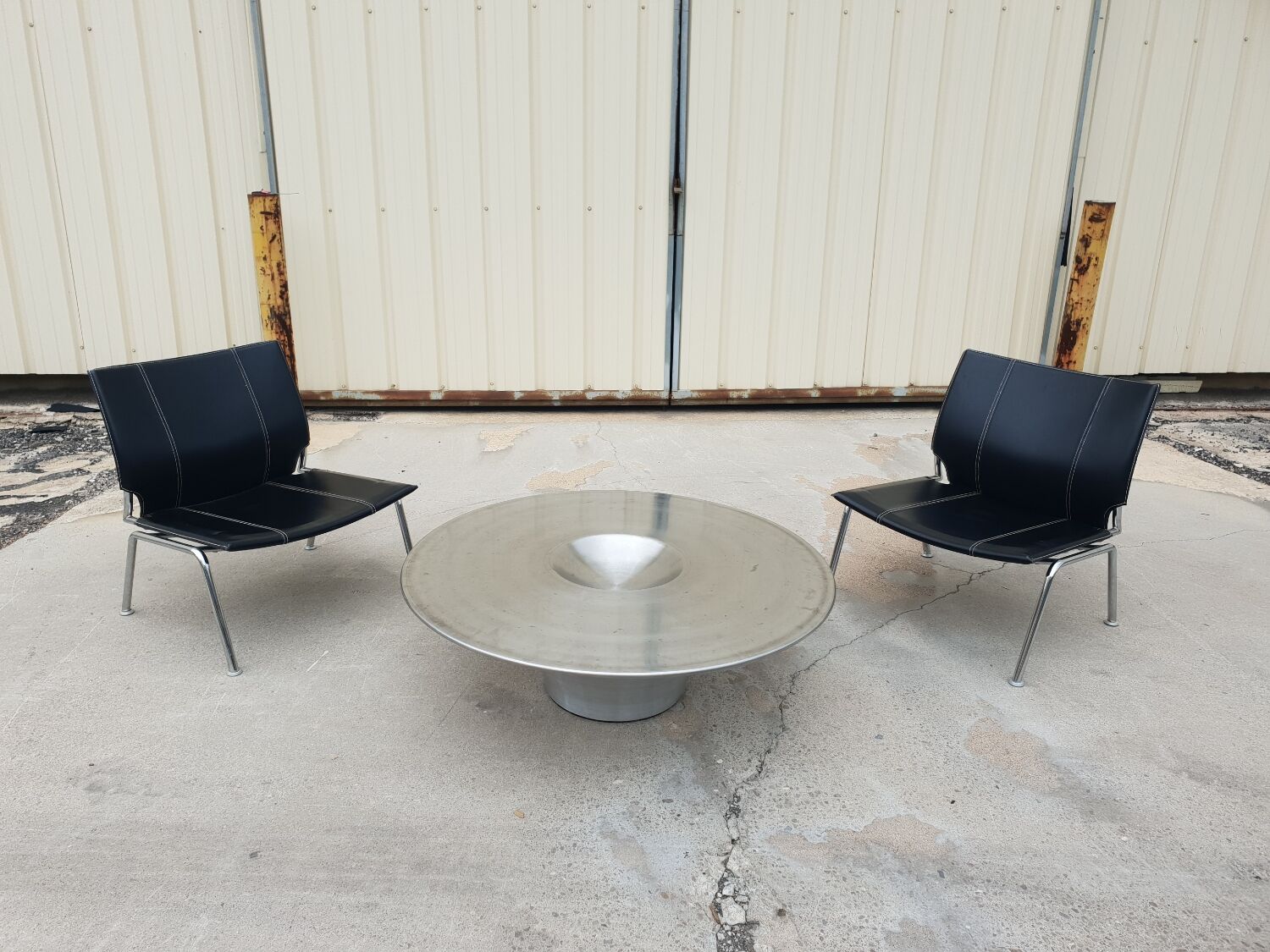 Pair of Cattelan Italy edition low chairs