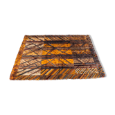Tapis rectangulaire à poils longs 225x158 cm années 70 vintage modern antiques