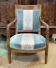 Restoration period armchair in 19th century cherry