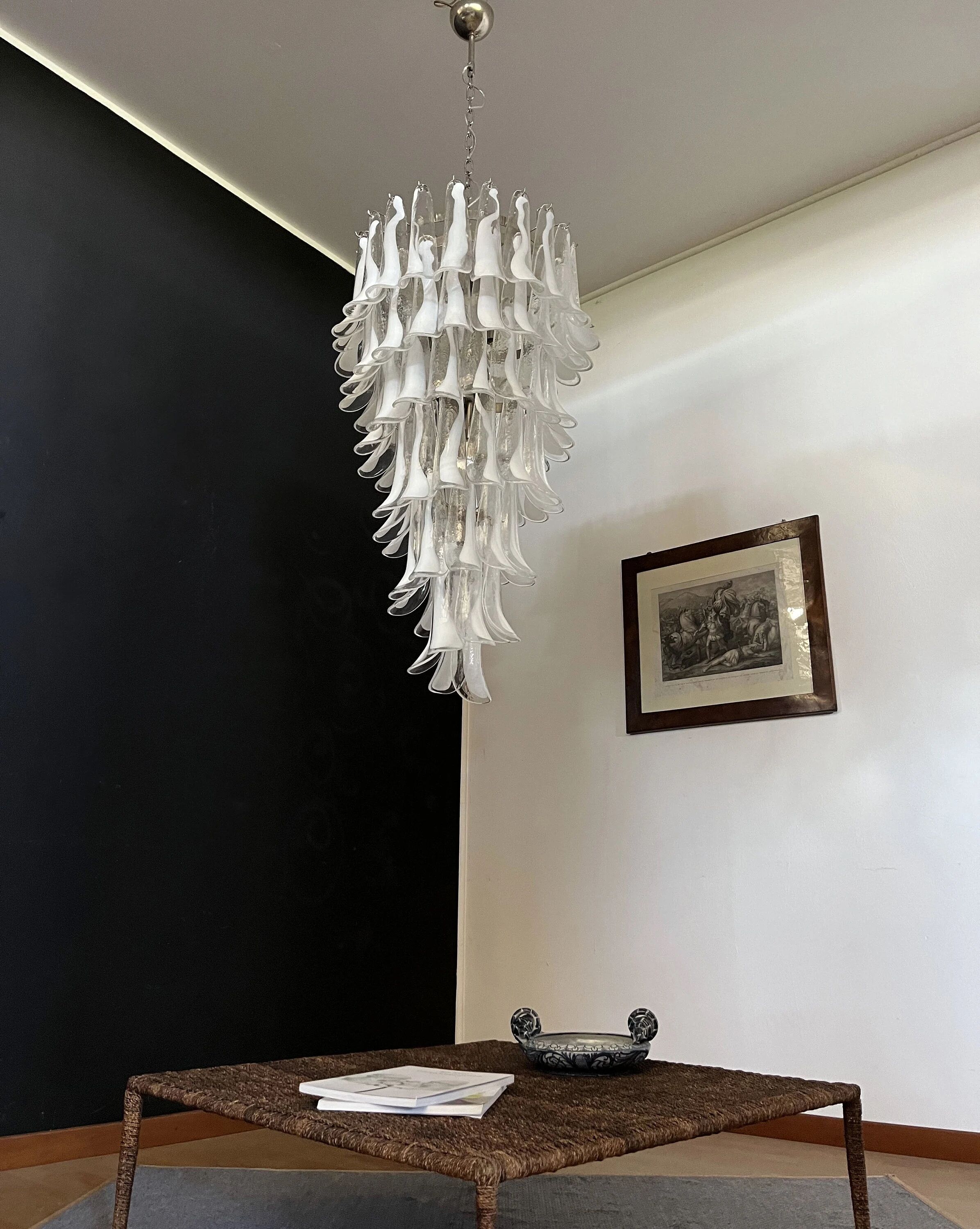 Vintage Italian Murano glass chandelier