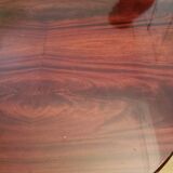 Louis XVI oval table in mahogany, 2 extensions