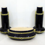 Set of earthenware vases and planters