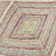 7x10 Handmade Wool Vintage Kilim Rug, 210x292Cm