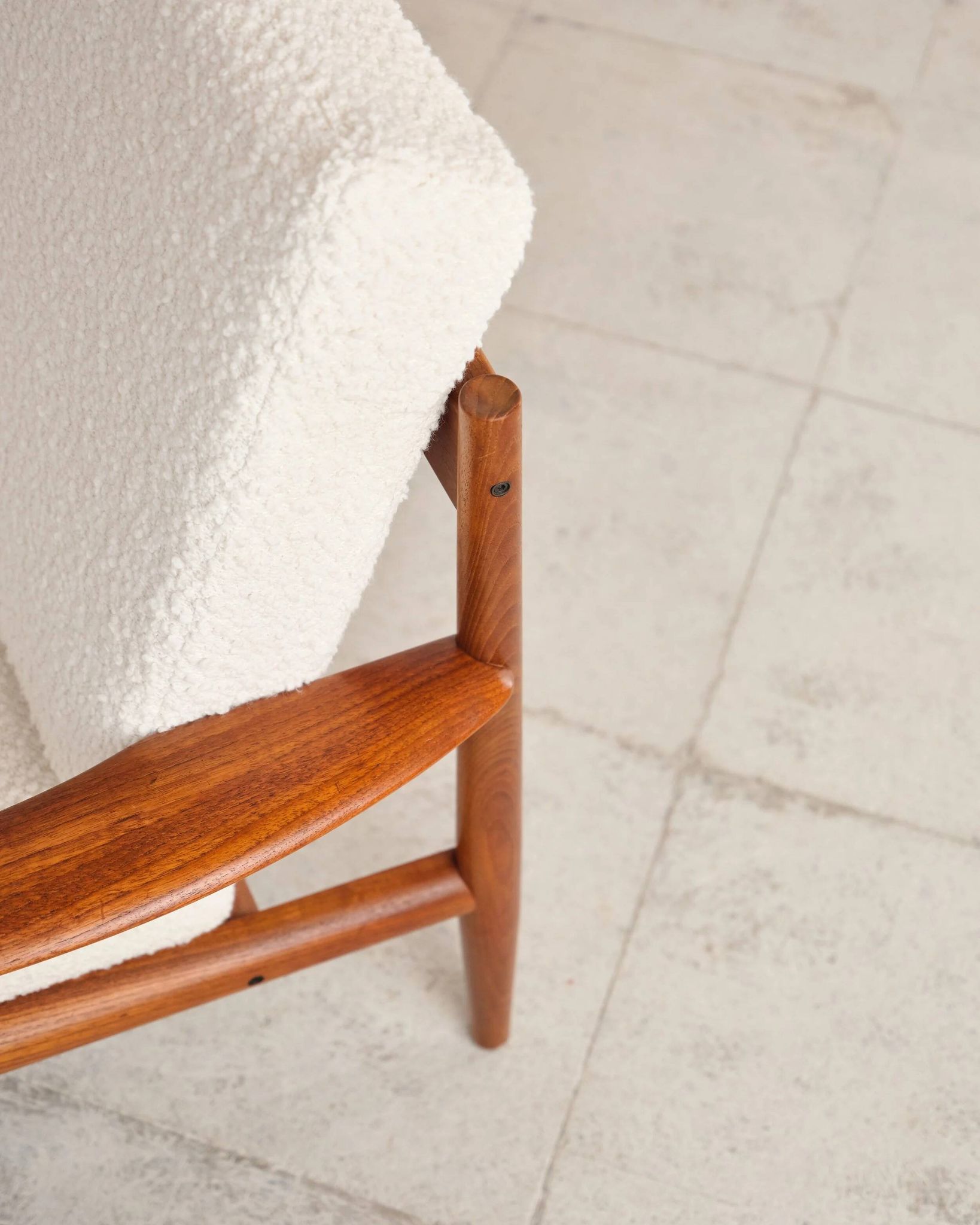 Three-seater sofa model 118 in teak by Grete Jalk, Denmark, 1950s.