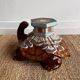 Ceramic plant stand porte plante Turtle