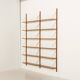Danish mid century modern renovated  teak shelving unit 1960s