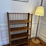 Vintage Foldable Bamboo Shelf