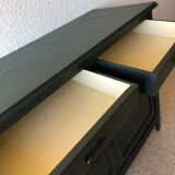Vintage buffet dark green
