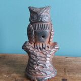 Owl whistle in zoomorphic terracotta