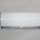 1930s Bauhaus tubular wall light, chrome & glass, Czechoslovakia