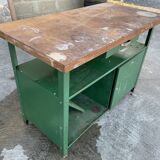 Established iron wooden top