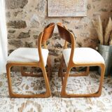 2 Baumann Traineau Chairs, Bemol restored