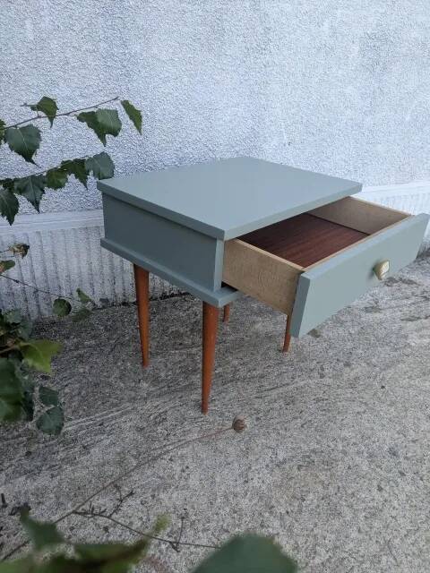 Vintage bedside table