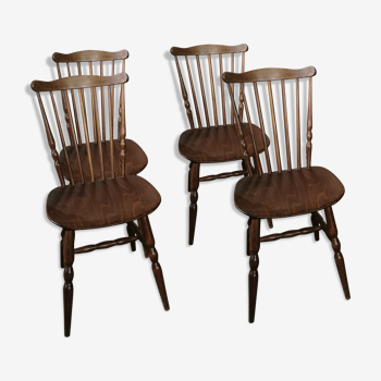 Set of 4 chairs bistro Tacoma by Baumann