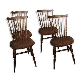 Set de 4 chaises bistrot Tacoma par Baumann