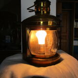 Brass boat tempete lamp