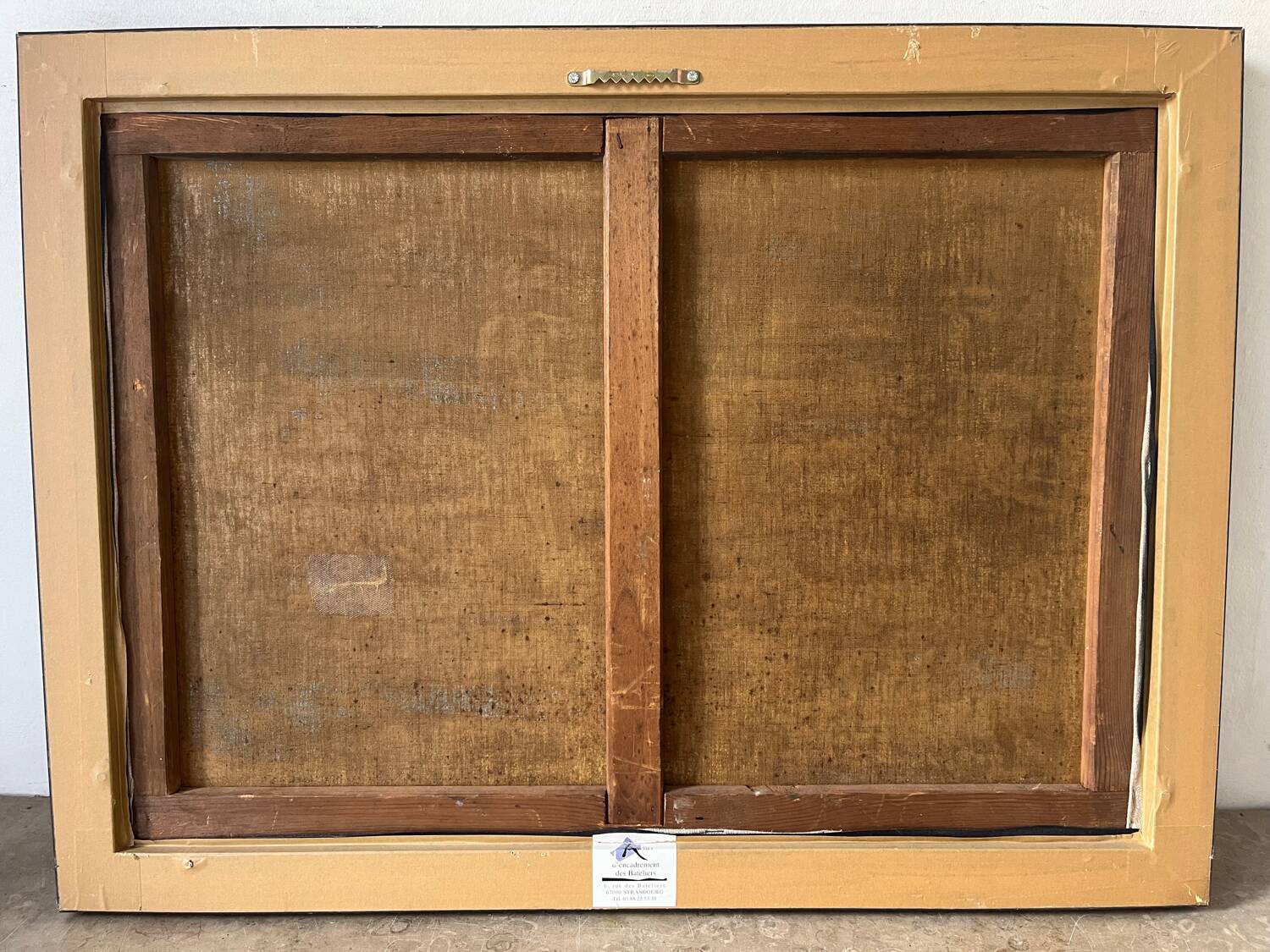 Harvesters, oil on canvas, signed