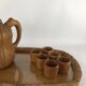 Aldo Tura carafe, tray and glasses set for Macabo  50