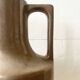 Enamelled ceramic carafe, high-fired stoneware, registered design.