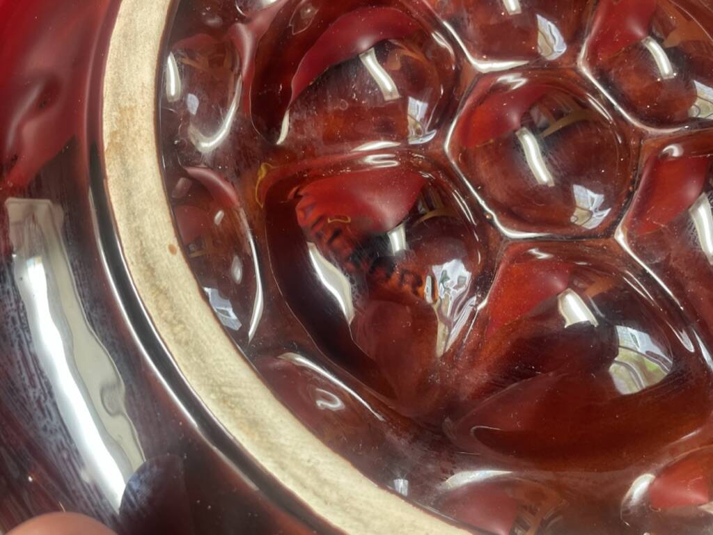 Large oval oyster dish Vallauris, 35.5 cm