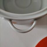 Vintage Wunsiedel Bavaria soup tureen – 70s orange pop flowers