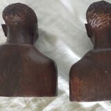 2 bustes de Benoît Konongo original