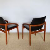 Suite of four armchairs