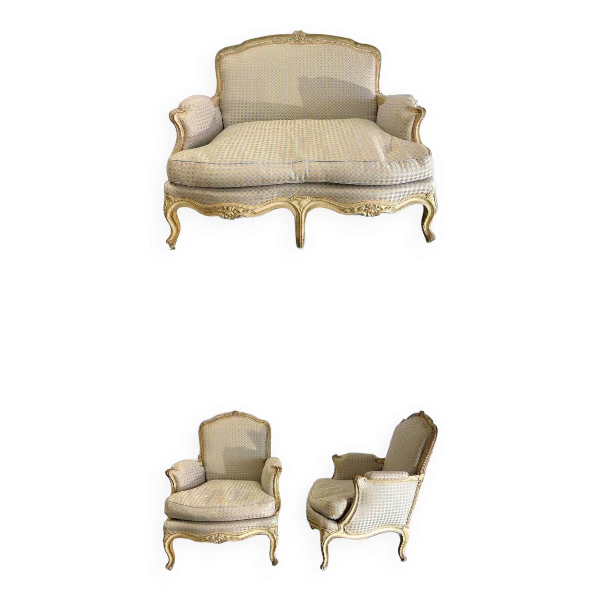 Louis XV lacquered salon from the 1900s.