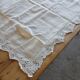 Antique flat sheet and 2 pillowcases set