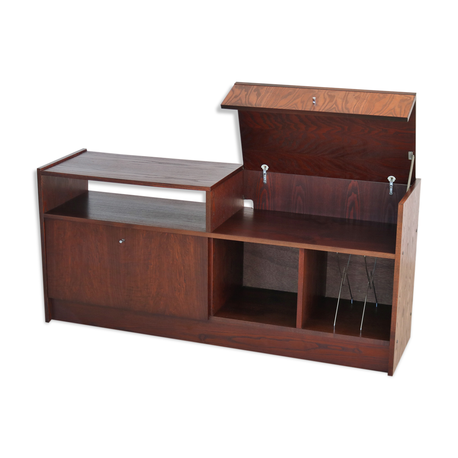 Buffet audio en palissandre vintage