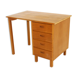 bureau en teck et en