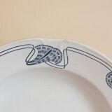4 hollow plates Art Nouveau 1900 Onnaing Granite Algeciras, Lot 1