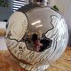 Vase Boule "ICEBERG" par Danillo CURETTI Emaux de Longwy Numéroté 24/100