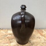 Ancienne jarre grès marron reserve maison made in france vintage