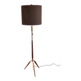 Danish floor lamp in teak and brass by Fog & Mørup 1960s