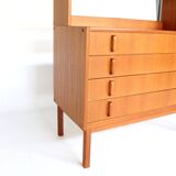 Pair of Scandinavian teak bookcases from the 60s