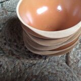 Series of 5 stoneware bowls