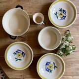 Set of 5 vintage serving dishes from the Flamingo series by Stavangerflint