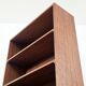 Scandinavian solid wood bookshelf, Mid-Century style, 1960s