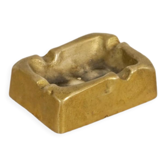 Bronze ashtray freeform raw way